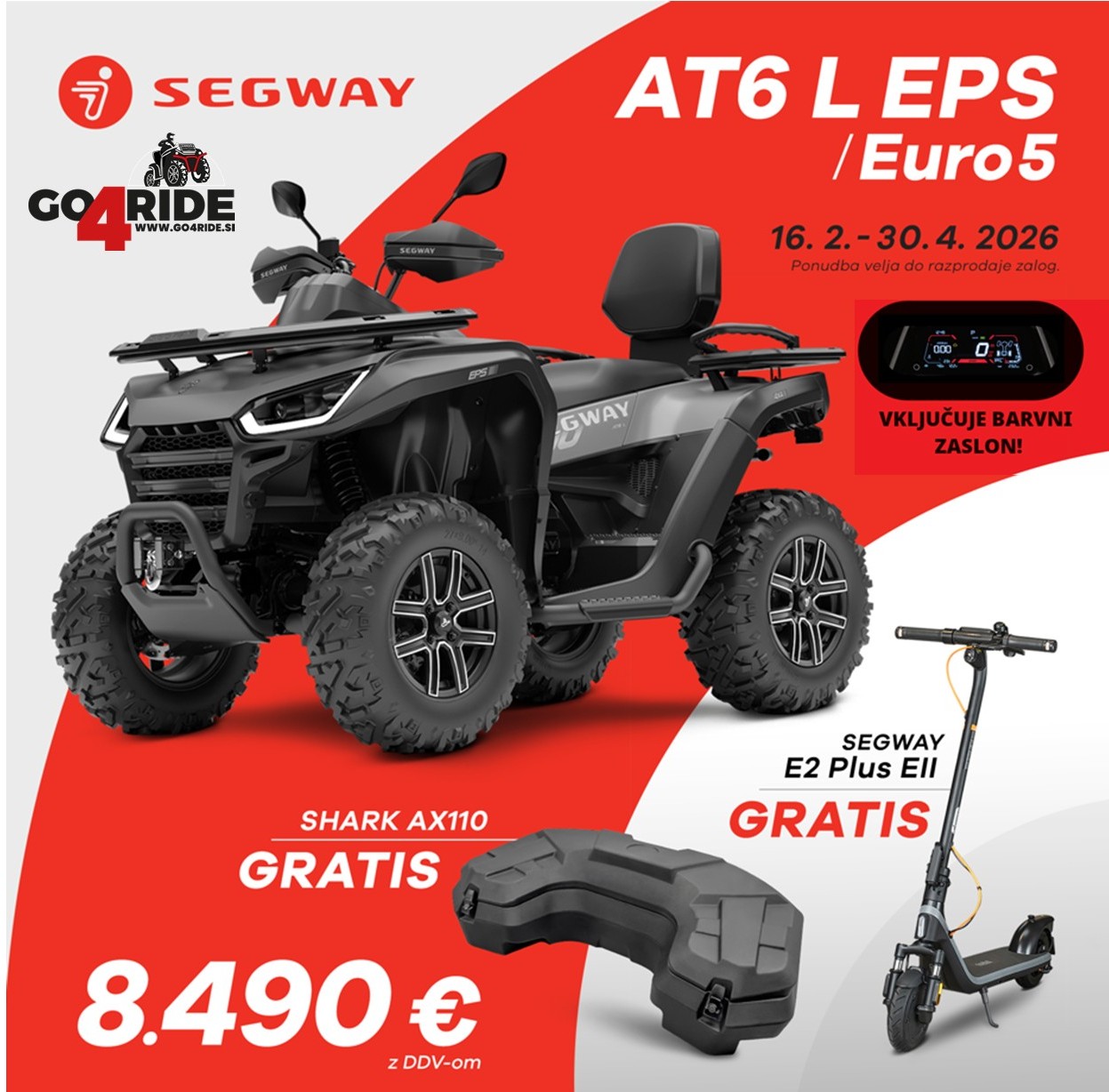 AKCIJA SEGWAY AT6 L EPS